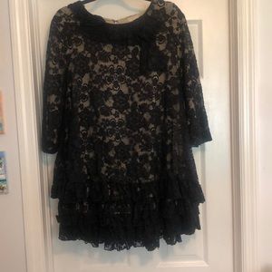 Zadie B’s black & nude lace top